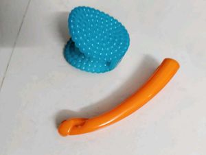 90's Blue &amp; Orange Hair claw Set