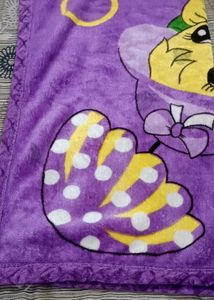 Purple Plush baby Blanket