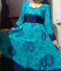 Beautiful Frock Kurti With Dori