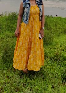 ZUDIO Yellow Maxi Dress