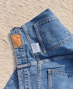 Zara High Waisted Wide Leg Jeans