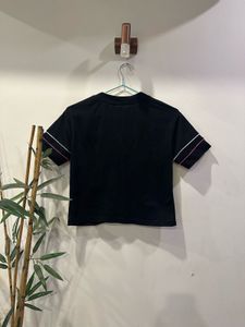 Black 'Over and Out' T-Shirt
