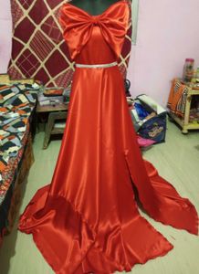 Stunning Red Bow Gown