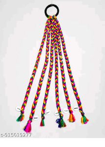 Colorful Braided Hair Ties