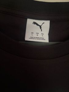 Puma Black Graphic T-Shirt