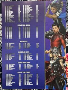 Marvel Hero Attax 22 Binder Covers/Checklist + Mat