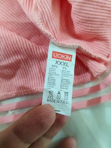 Cute  Salmon Pink Scalloped Briefs