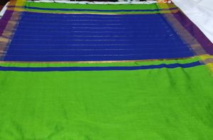 Handloom Green Saree