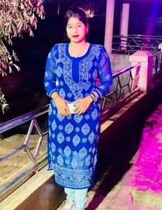 Georgette Embroidery Kurti With Free Inner