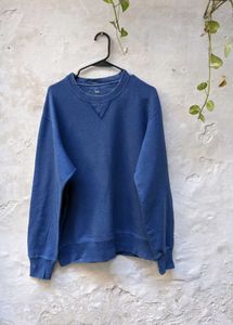 Blue Crew Neck Sweatshirt