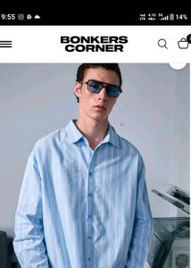 NEW Bonkers Cotton Stripe Shirt