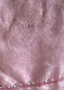 Baby pink SILK salwar kurti set for girls