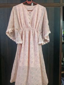 Beautiful Floral Print Maxi Dress