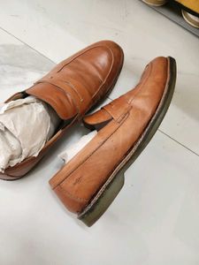 BATA - Men's Brown Leather Loafers