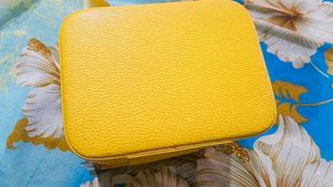 Bright Yellow Cosmetic/Toiletry Bag