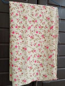 High quality butter Floral Print thaan fabri