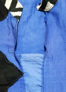 Stylish Blue &amp; Black Kurta Set