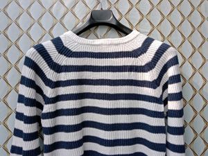 New With Tag Korean Trendy Stripped Pullover