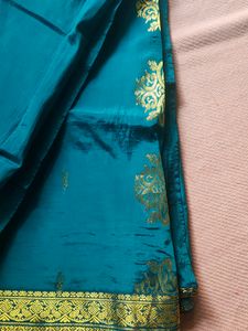 Rama Green Color Saree