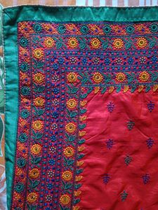 Embroidered Silk Saree