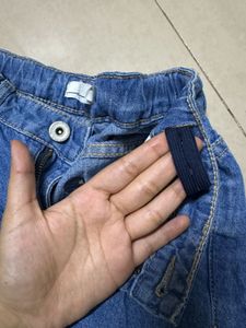 Distressed Denim Shorts