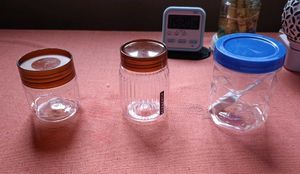10 piece Kitchen storage plastic containers