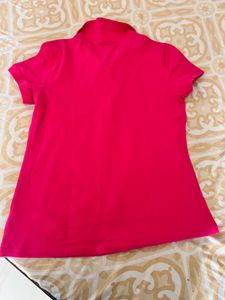Women's Pink Polo Shirt