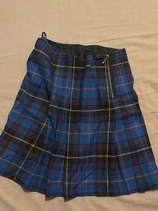vintage m&s plaid skirt