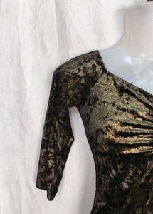 Off-Shoulder Velvet Bodysuit
