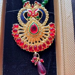 Exquisite Peacock Design Necklace Set