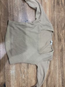 body fitted squared neck top