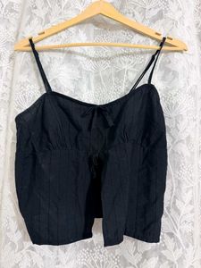 Zudio Black Crop Top