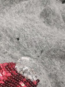 Grey Santa Sweater