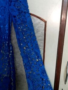 🔷Navy Blue Ethnic Gown🔷 [Reduced Price]