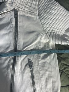 Closed classic  white leather  Jacket