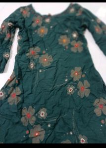 Green Printed Kurta 💚