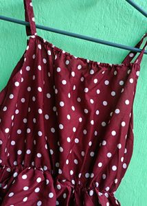 Chic Polka Dot Ruffle Dress