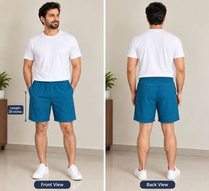 Blue Athletic Shorts