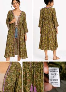 Zudio Floral Kimono Style Gown