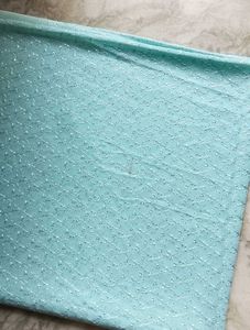 unstitched georgette full Chikankari suit piece