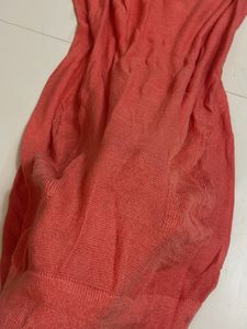 Casual Coral Dress