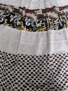Bohemian Patchwork Maxi Skirt