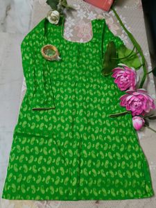 Green 💚 printed Kurtis For Women