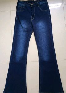 Stylish Flare Leg Jeans