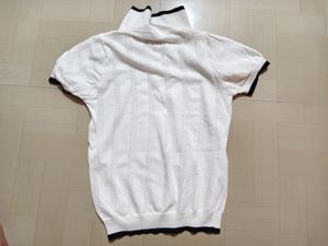 Short Sleeve Mock Neck Top