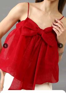 Red Crop Top