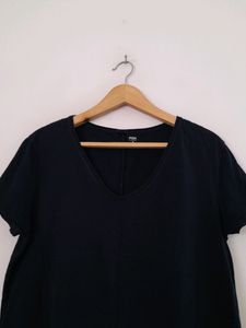 Navy Blue Casual T-Shirt (Women's)