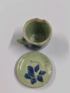 Kids toys Vintage Ceramic Tea Cup saucer Set