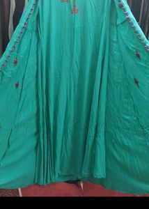 Elegant Teal Embroidered Kurta