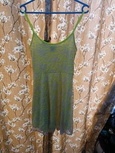 Neon Lace short dress